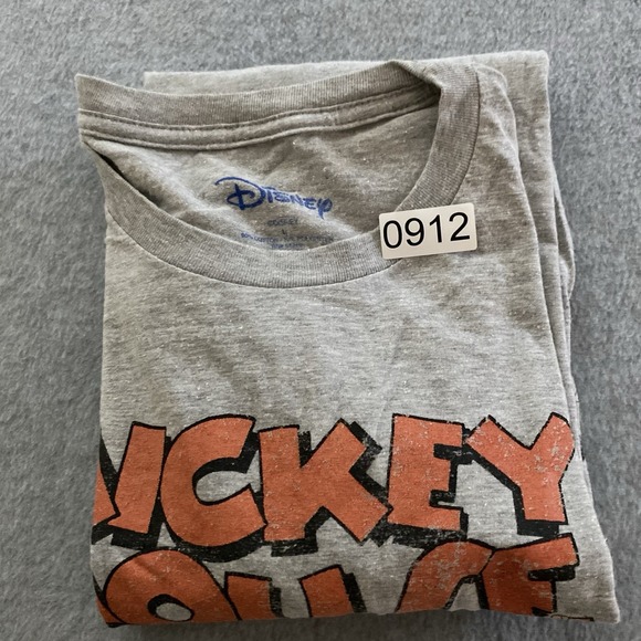 Disney Mickey Mouse Nightmares Shirt Adult‎ Large Gray Halloween Vtg Style Ghost - Picture 9 of 9